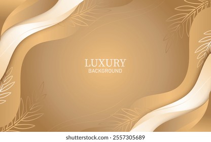 Luxury background elegant wavy  style