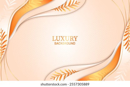 Luxury background elegant wavy style