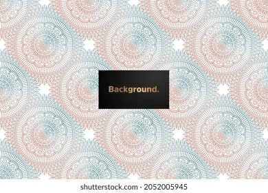 Luxury background with ethnic elements
