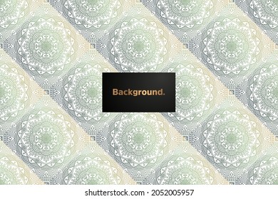 Luxury background with ethnic elements