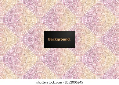 Luxury background with ethnic elements