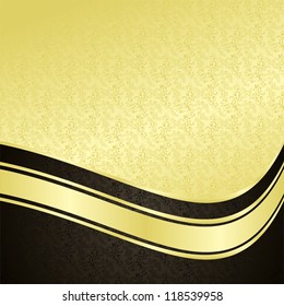 Luxury Background: gold and black