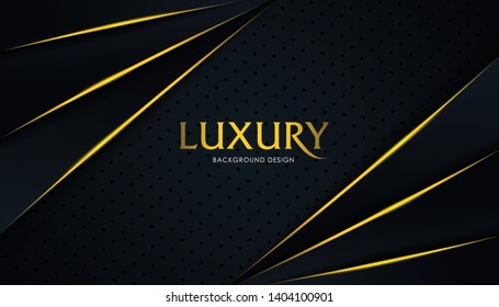 Luxury Background Gold with Modern Shape