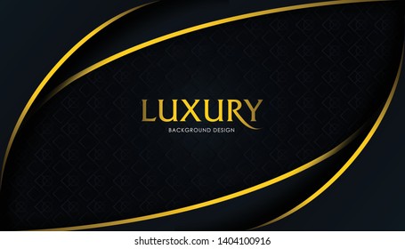 Luxury Background Gold with Modern Shape