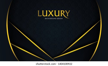 Luxury Background Gold with Modern Shape
