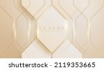 Luxury background and golden line elements with glitter light effects decorations.