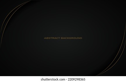 luxury background with golden lines and shadows, modern background