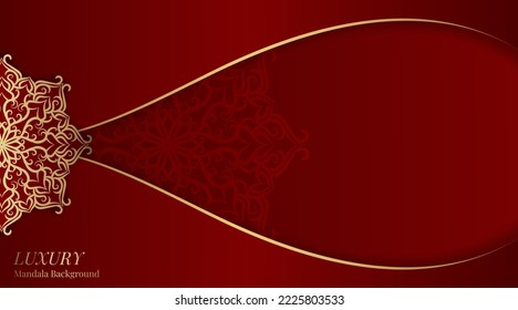luxury background  with golden mandala