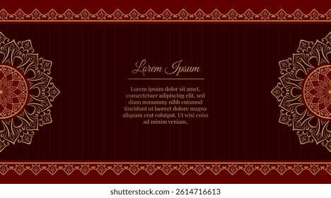 Luxury background, with golden mandala