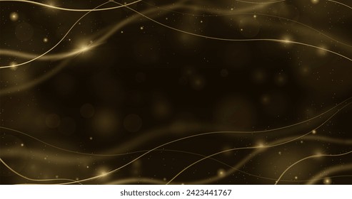 Luxury background with golden particles vector design in eps 10