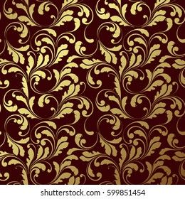 Luxury background. Golden pattern. Decorative ornament.