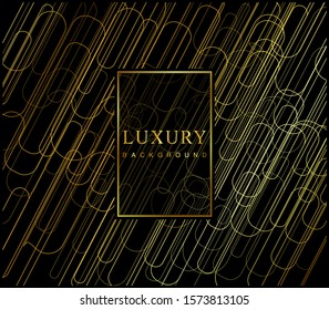 luxury background with golden shape
