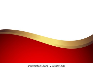 Luxury background with golden waves