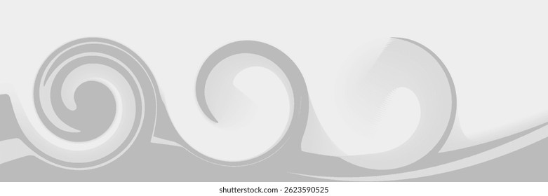 Luxury background with gray line pattern (guilloche curves). Premium vector tech backdrop for business layout, digital certificate, formal brochure template
