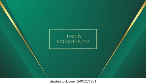 luxury background with green emerald shiny gold gradient and text space. Premium expensive bussiness element for comercial and promotion. Real Estate, luxury brand, fashion, feminime