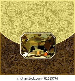 luxury background with jewel