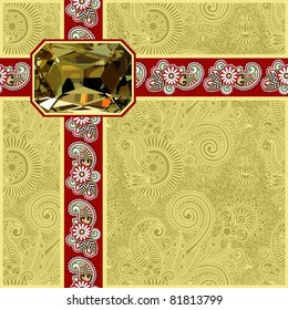 luxury background with jewel