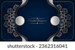 luxury background with mandala ornament