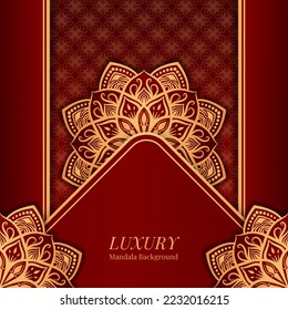 luxury background, with mandala ornament