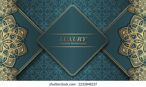luxury background  with mandala ornament
