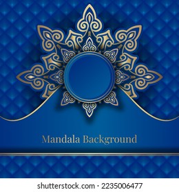 luxury background, with mandala ornament