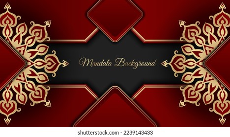 luxury background  with mandala ornament