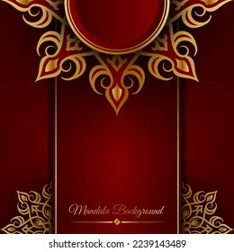 luxury background, with mandala ornament