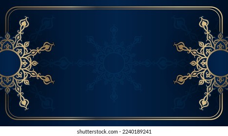 luxury background  with mandala ornament