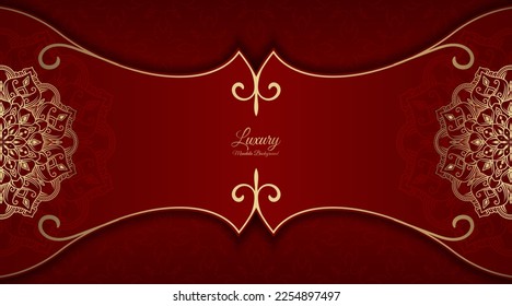 luxury background  with mandala ornament