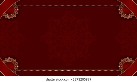 luxury background  with mandala ornament