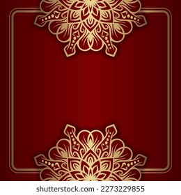 luxury background, with mandala ornament