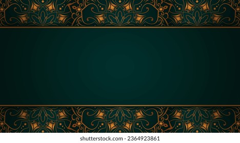 luxury background with mandala ornament