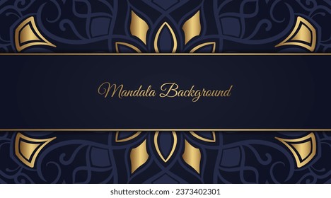 Luxury background  with mandala ornament