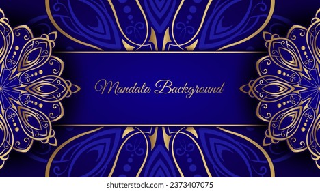 Luxury background  with mandala ornament