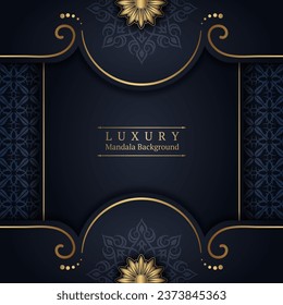 Luxury background with mandala ornament