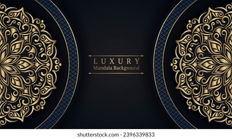 luxury background with mandala ornament