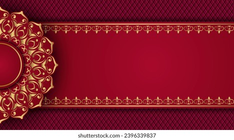 Luxury background  with mandala ornament
