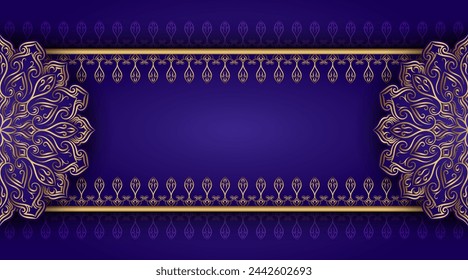 luxury background with mandala ornament
