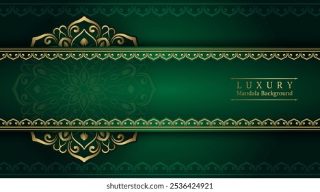 luxury background with mandala ornament
