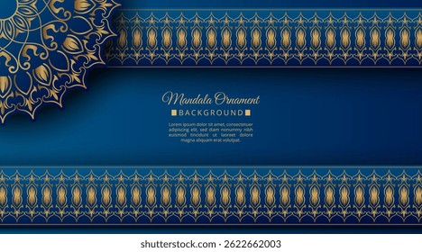 luxury background with mandala ornament
