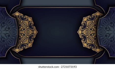 Fundo de luxo com ornamento mandala