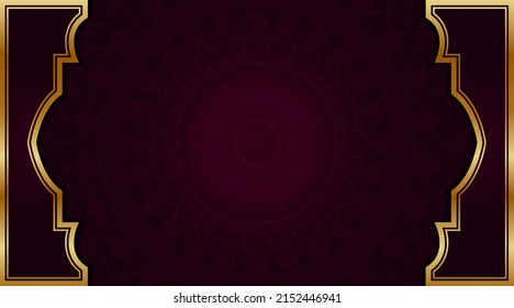 luxury background, with mandala ornaments

