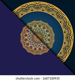 Luxury background with mandala. Vector illustration. 