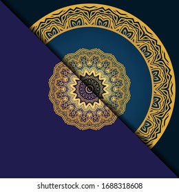 Luxury background with mandala. Vector illustration. Ornament elegant invitation wedding card , invite.