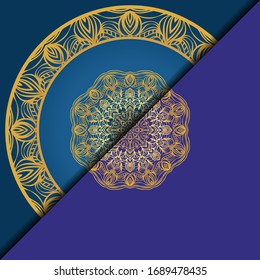 Luxury background with mandala. Vector illustration. Ornament elegant invitation wedding card , invite.