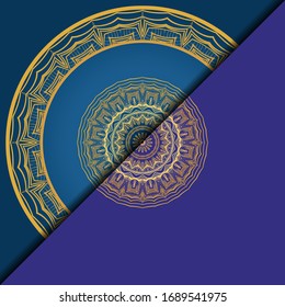 Luxury background with mandala. Vector illustration. Ornament elegant invitation wedding card , invite.