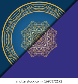 Luxury background with mandala. Vector illustration. Ornament elegant invitation wedding card , invite.