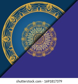 Luxury background with mandala. Vector illustration. Ornament elegant invitation wedding card , invite.