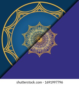 Luxury background with mandala. Vector illustration. Ornament elegant invitation wedding card , invite.