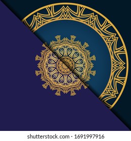 Luxury background with mandala. Vector illustration. Ornament elegant invitation wedding card , invite.